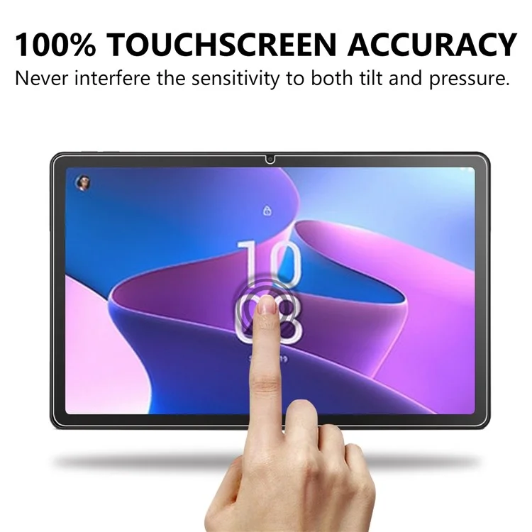 ForLenovo Tab M10 (Gen 3) TB-328FU / TB-328XU 2.5D Straight Edge Tempered Glass Film Scratch-resistant Anti-explosion Full Screen Protector