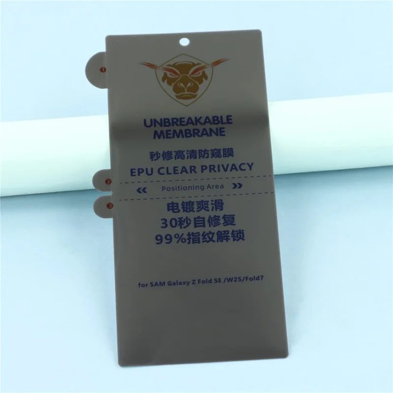 For Samsung Galaxy Z Fold7 5G Privacy Screen Protector TPU + PET Hydrogel Outer Screen Film