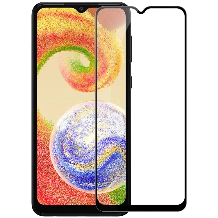 Nillkin Cp+pro Für Samsung Galaxy A04 4G (164,4 x 76,3 x 9,1 Mm) / A04s 4G (164,7 x 76,7 x 9,1 mm) / A04e 4G AGC Temperierte Glas Vollbildschutz Anti-explosion HD Clear Film