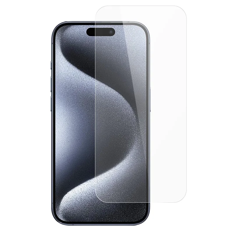 ITIETIE Pour iPhone 15 Pro Protection d'écran en Verre Aluminium-Silicium Ultra-Fin de 0,25 mm Film Transparent