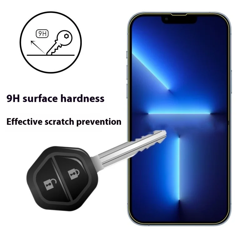 ITIETIE Para iPhone 13 mini Protetor de Tela 0,25mm Vidro Claro de Alto Alumínio-Silício