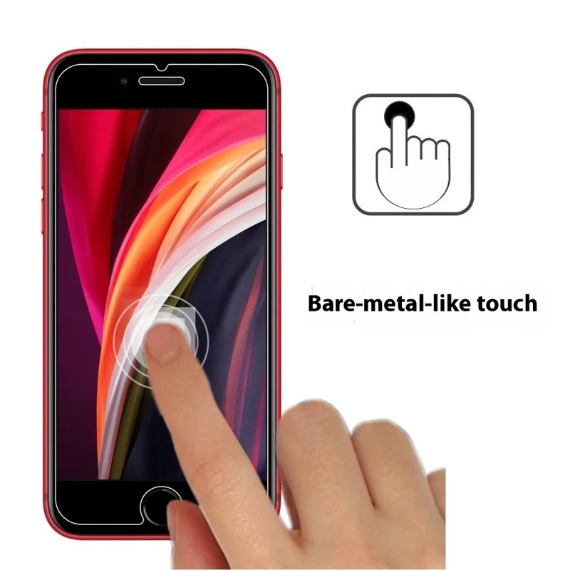 ITIETIE Película Protetora de Tela para iPhone SE (2022) / (2020) / 8 / 7 / 6 / 6s, Vidro de Alumínio-Silício de 0,25mm em Película Transparente