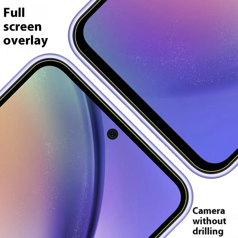 ITIETIE Para Samsung Galaxy A54 5G / S23 FE Protector de Pantalla 0,25 mm Vidrio Claro de Alta Aleación de Aluminio-Silicio