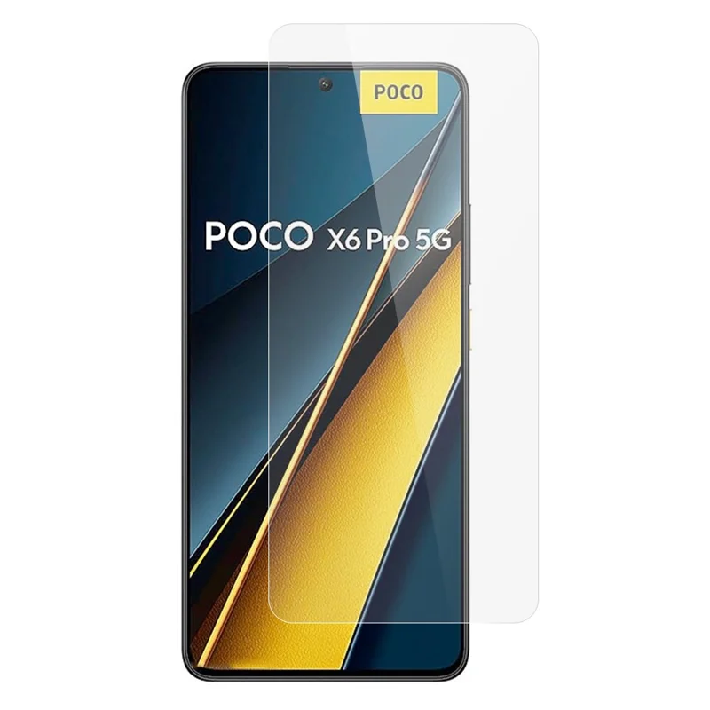 ITIETIE Para Xiaomi Poco X6 Pro 5G / Redmi K70E 5G Protector de Pantalla de Vidrio de Aluminio-Silicio de 0,25 mm Transparente
