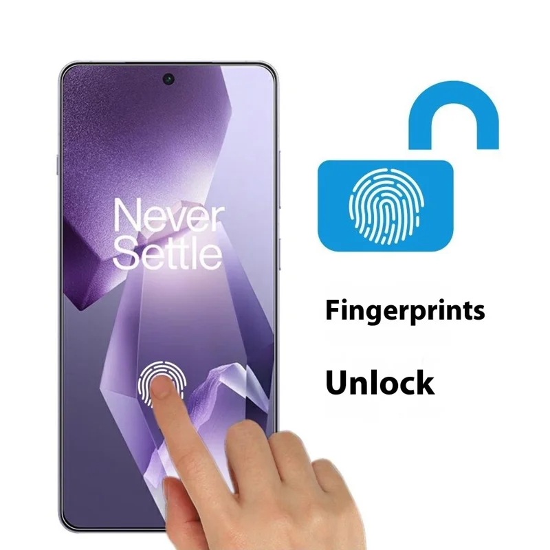 ITIETIE Protector de pantalla para OnePlus Ace 5 5G / Ace 5 Pro 5G / 13R 5G, película de vidrio claro de silicio-aluminio de 0,25 mm