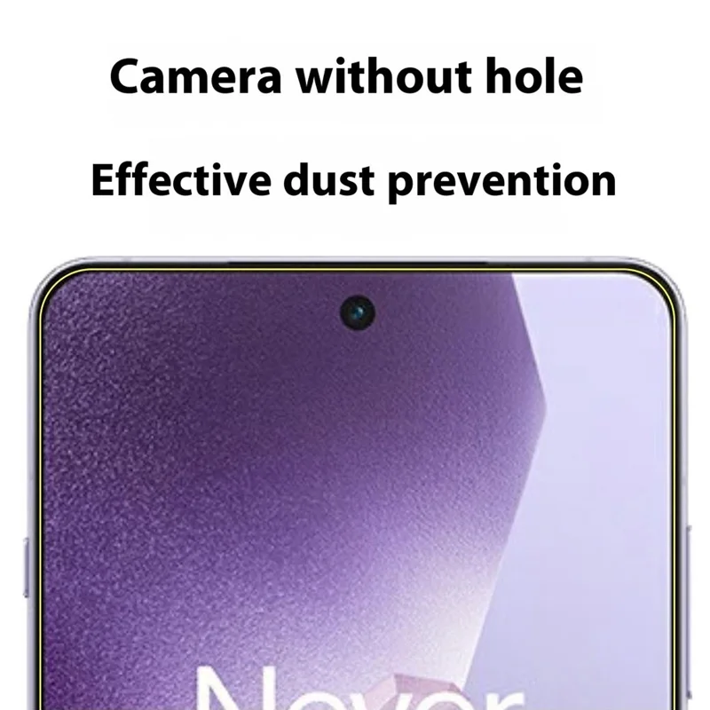 ITIETIE Protector de pantalla para OnePlus Ace 5 5G / Ace 5 Pro 5G / 13R 5G, película de vidrio claro de silicio-aluminio de 0,25 mm