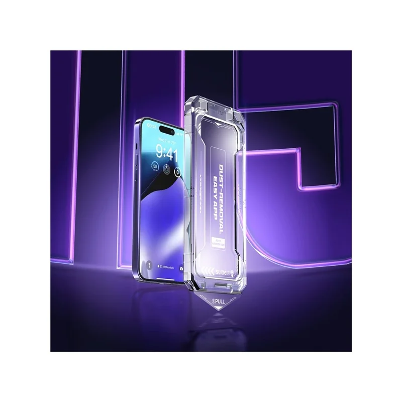 For iPhone 17 Pro Max Screen Protector Silk Printing Tempered Glass Film Dust-Free Protector