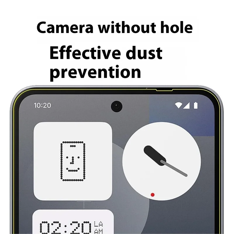 ITIETIE Pour Nothing Phone (2a) / Phone (2a) Plus Protection d'écran en Verre Aluminium-Silicium Ultra-Fin 0,25 mm Film Transparent