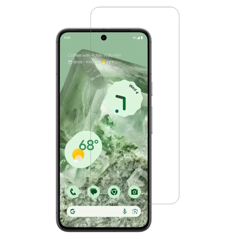 ITIETIE Displayschutz für Google Pixel 8 - 0,25mm hochwertige Aluminium-Silikon-Glasfolie, klar