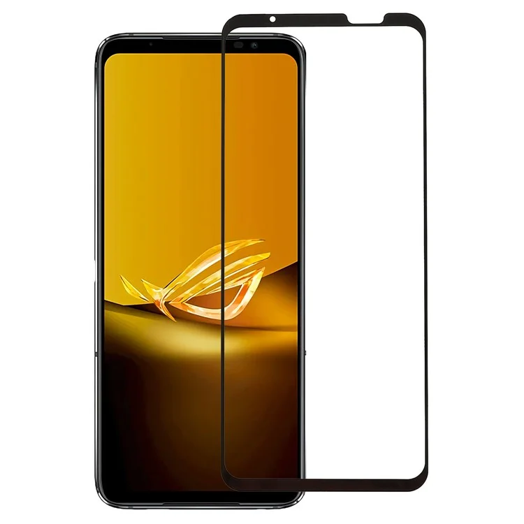 Per Asus ROG Phone 6D 5G / 6D Ultimate 5G Full Glue Full Screen Silk Printing Anti-Scratch Screen Protector Tempered Glass Protective Film