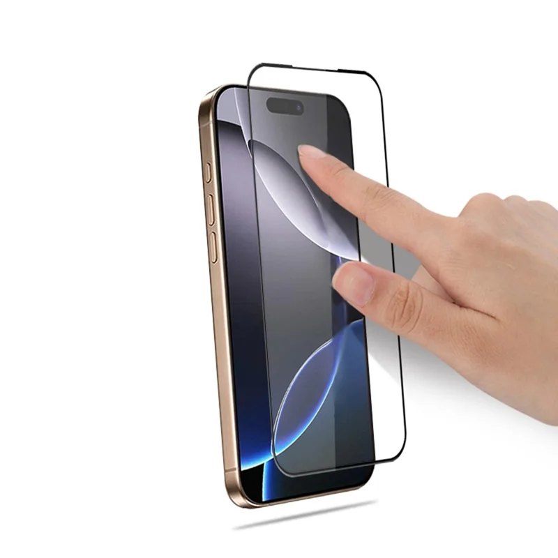 MOCOLO Für iPhone 17 Pro Max Displayschutz 3D Gebogenes Hartglas HD Klar Vollflächige Klebende Schutzfolie