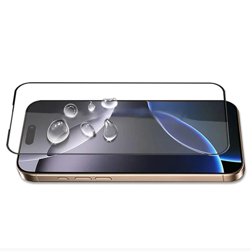 MOCOLO Für iPhone 17 Pro Max Displayschutz 3D Gebogenes Hartglas HD Klar Vollflächige Klebende Schutzfolie