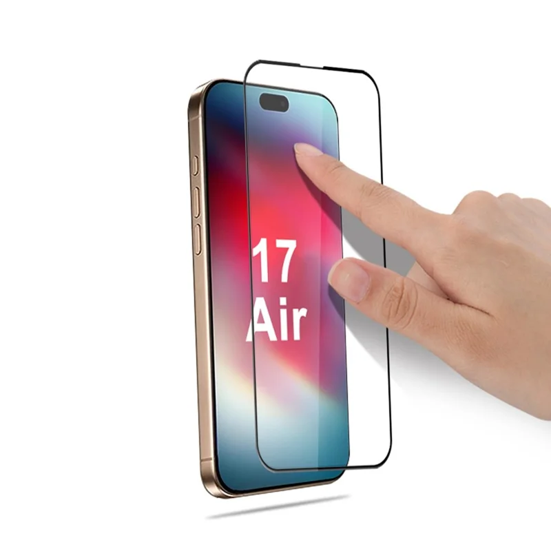 MOCOLO For iPhone 17 Air Screen Protector 3D Curved Tempered Glass HD Clear Full Glue Film