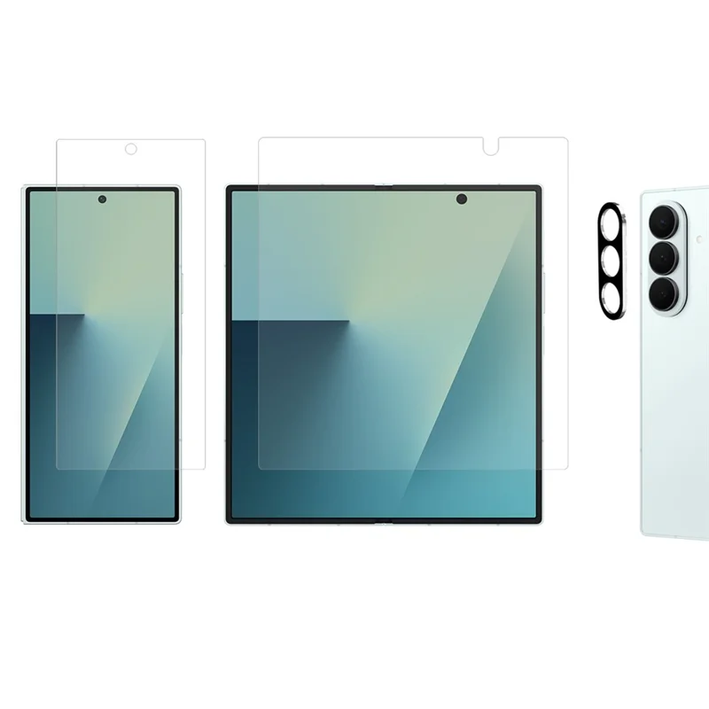 ENKAY HAT PRINCE Screen Protector for Samsung Galaxy Z Fold7 5G Full-Coverage TPU Films with Front / Back / Lens Guard