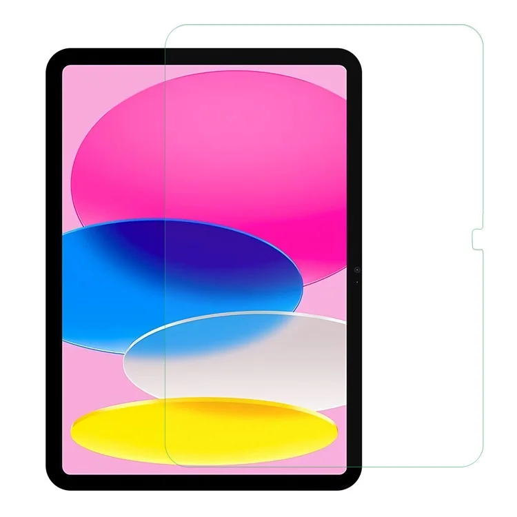 Для iPad 10.9 (2022) 0.25 мм Дуговой край 9H Высокая прозрачность Полноэкранная закаленная стеклянная защитная пленка