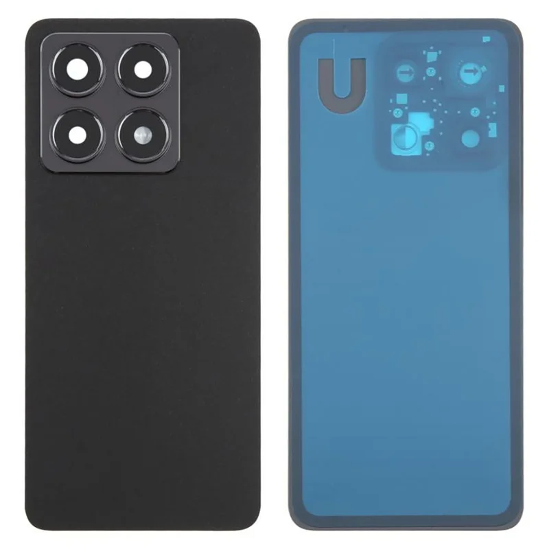 For Xiaomi 14T OEM Battery Housing Back Cover with Camera Ring Lens Cover Replacement - Black