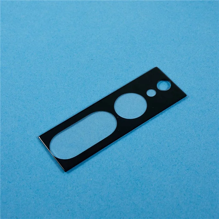 For Google Pixel 7 Pro 5G HD Clear Drop Resistant Camera Lens Protector Silk Printing Tempered Glass Lens Film - Black