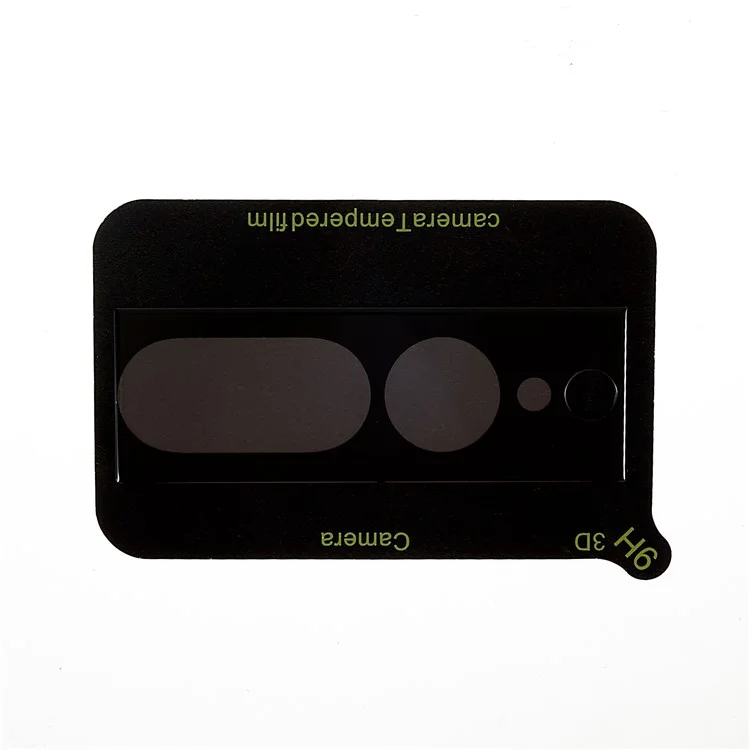 For Google Pixel 7 Pro 5G HD Clear Drop Resistant Camera Lens Protector Silk Printing Tempered Glass Lens Film - Black