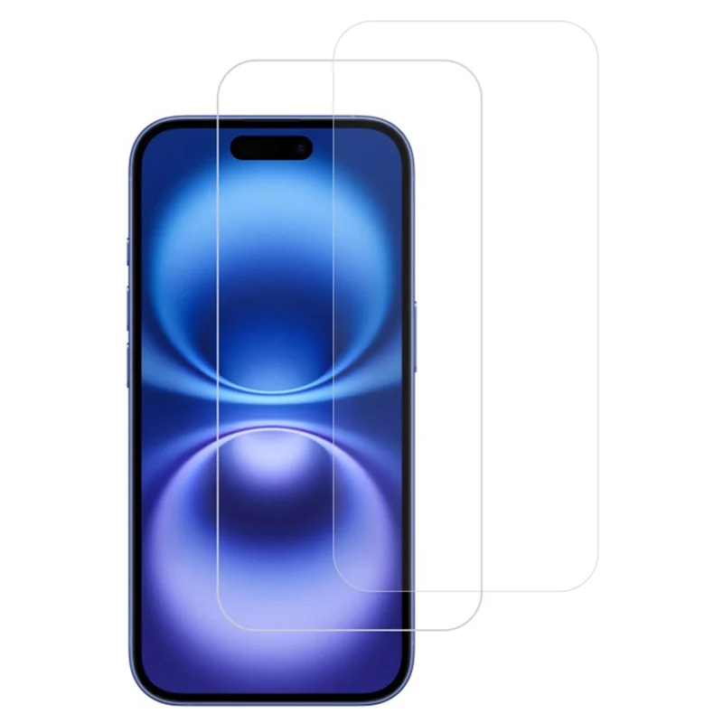 ITIETIE 2 Protecteurs d'écran pour iPhone 17 Verre Aluminium-Silicium Haute Transparence 0,25 mm