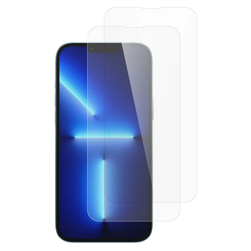 ITIETIE 2Pcs For iPhone 14 Plus / 13 Pro Max Screen Protector 0.25mm High Aluminium-Silicon Glass Clear Film
