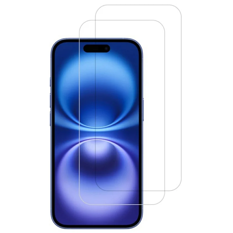 ITIETIE 2 Pièces Pour iPhone 17 Pro Max Protecteur d'écran 0,25 mm Verre clair en aluminium-silicium de haute qualité