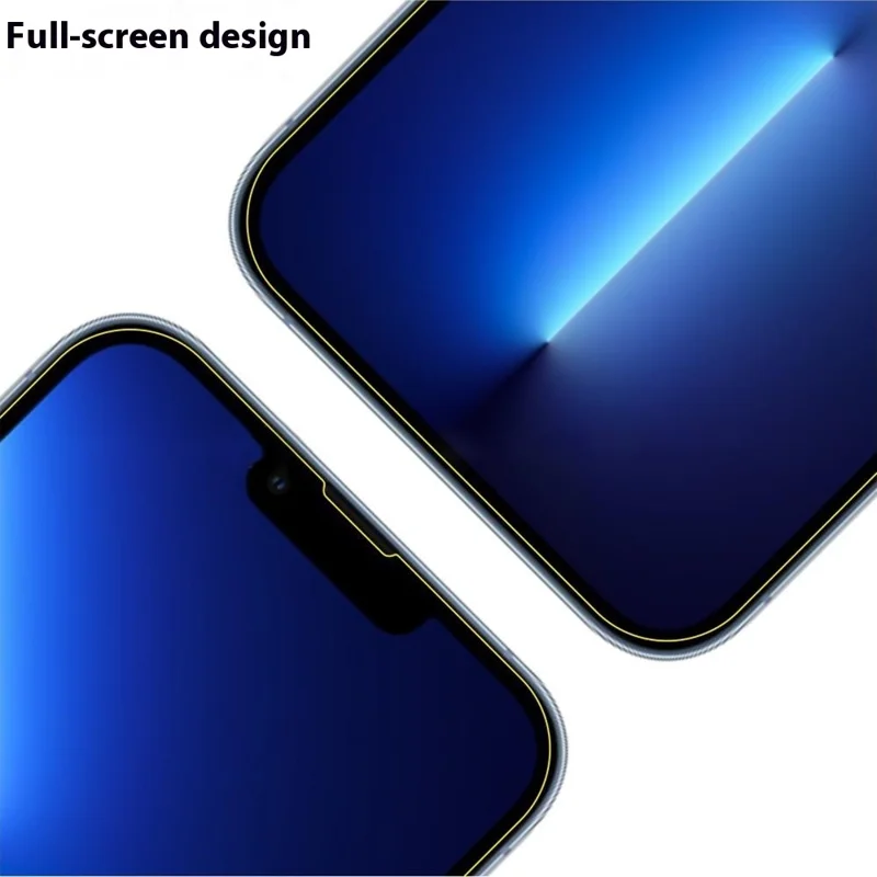 ITIETIE 2 Peças Protetor de Tela para iPhone 13 mini Vidro de Alumínio-Silício de 0,25mm Película Transparente