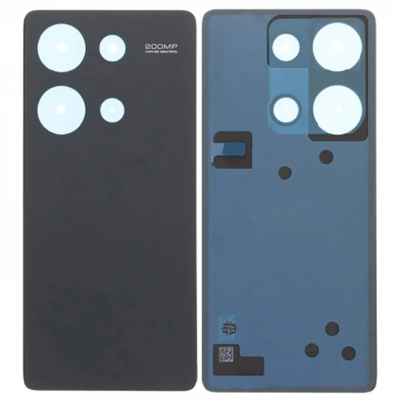 For Xiaomi Redmi Note 13 Pro 4G Back Battery Housing Cover Part (Without Logo) - Black