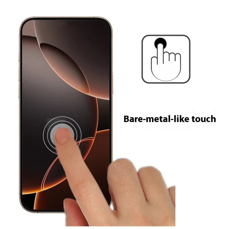 ITIETIE For iPhone 13 Pro Max  /  14 Plus 2PCS Tempered Glass 2.5mm High Aluminum Screen Protector Silk Printing Film