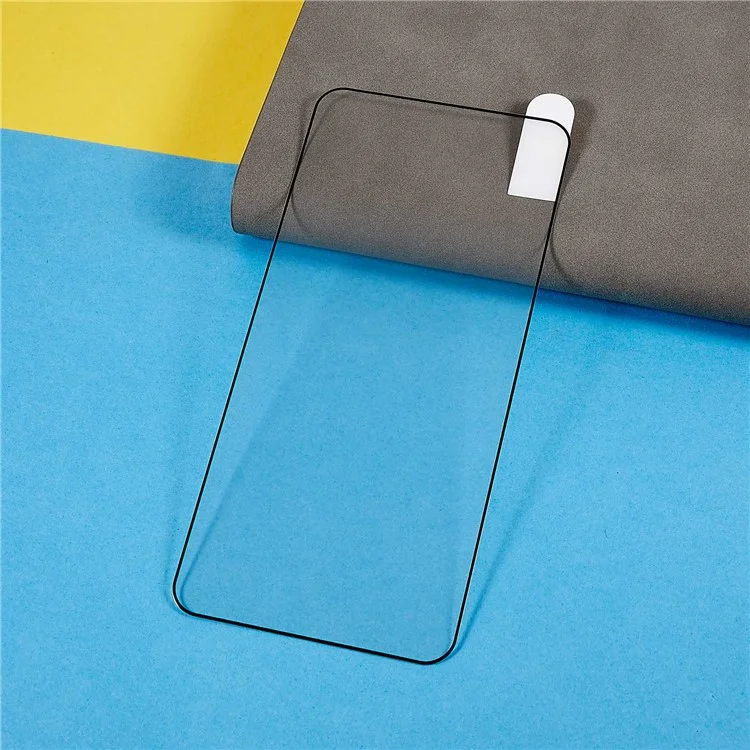 For Samsung Galaxy S22 5G / S23 Silk Printing 0.16mm Ultra Thin High Transparency Tempered Glass Film Full Glue Full Coverage Screen Protector (Fingerprint Unlock)