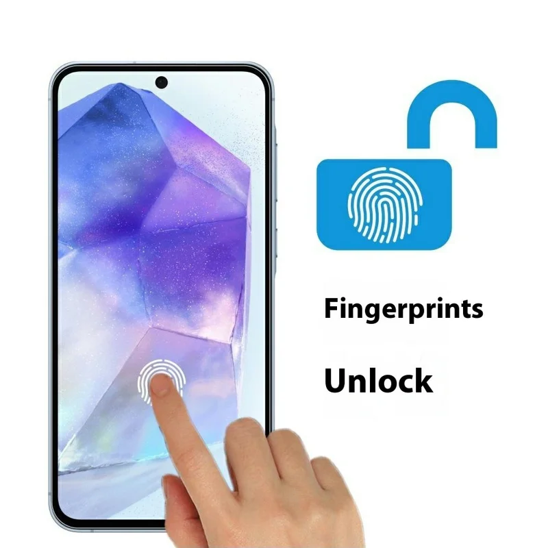 ITIETIE 2Pcs For Samsung Galaxy A35 5G Screen Protector 0.25mm High Aluminium-Silicon Glass Clear Film