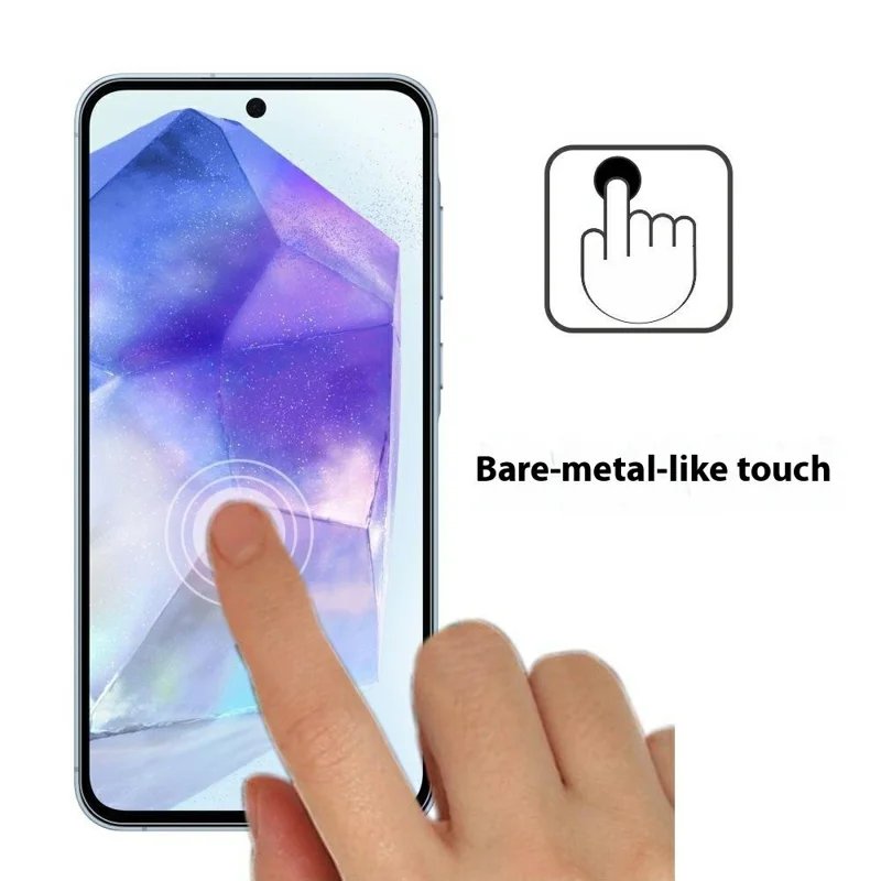 ITIETIE 2Pcs For Samsung Galaxy A35 5G Screen Protector 0.25mm High Aluminium-Silicon Glass Clear Film