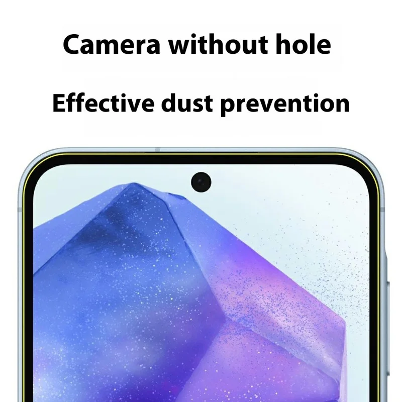 ITIETIE 2Pcs For Samsung Galaxy A35 5G Screen Protector 0.25mm High Aluminium-Silicon Glass Clear Film