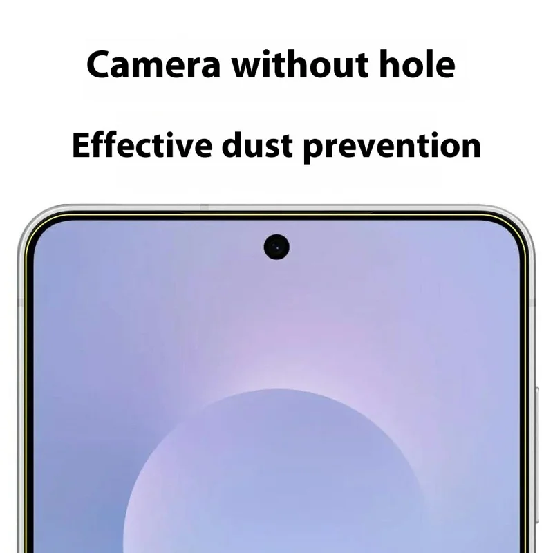 ITIETIE 2 Pièces Protection d'écran en Verre Aluminium-Silicium Ultrafin 0,25 mm pour Samsung Galaxy S25 Edge Film Transparent