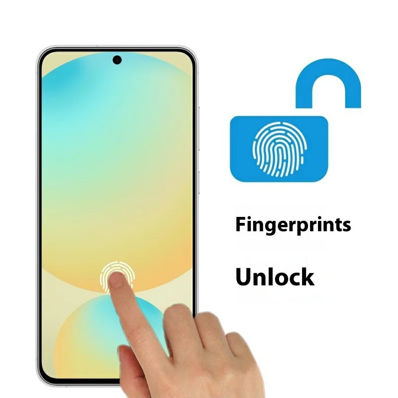 ITIETIE 2Pcs For Samsung Galaxy S24 FE Screen Protector 0.25mm High Aluminium-Silicon Glass Clear Film