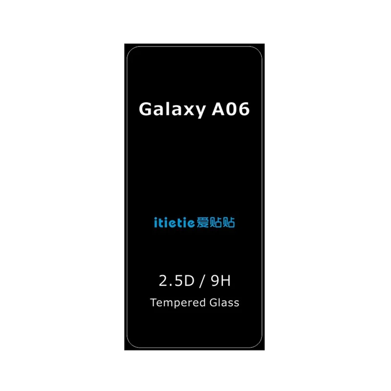ITIETIE 2Pcs For Samsung Galaxy A06 4G / 5G Screen Protector 0.25mm High Aluminium-Silicon Glass Clear Film