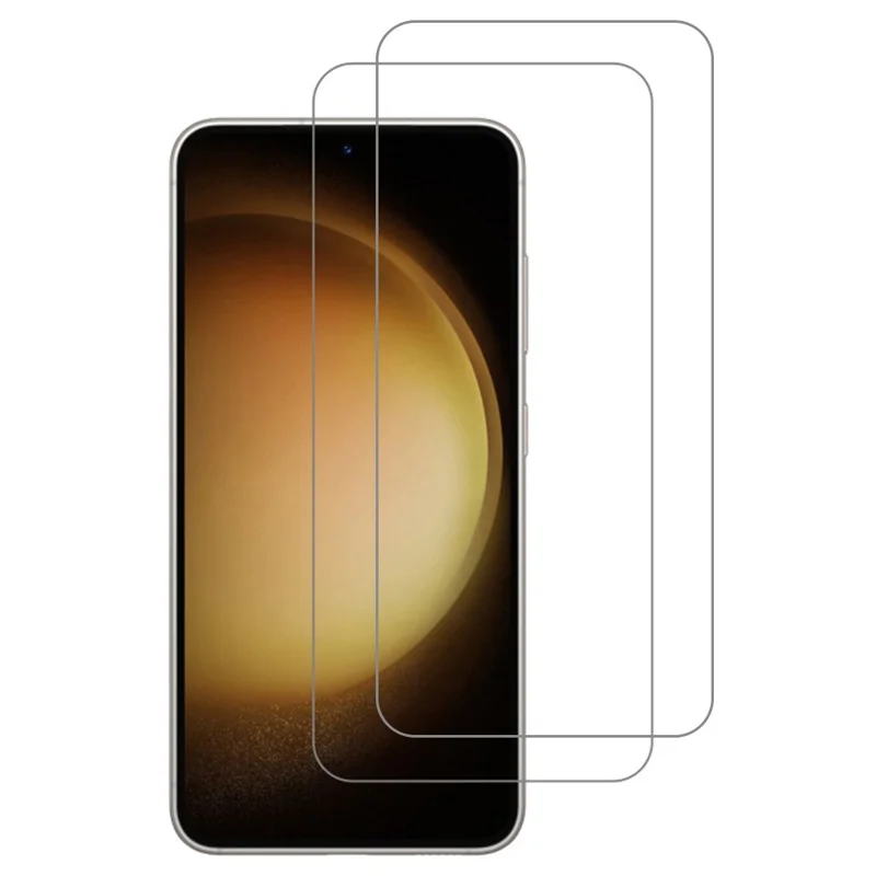 ITIETIE 2Pcs For Samsung Galaxy S23 Screen Protector 0.25mm High Aluminium-Silicon Glass Clear Film