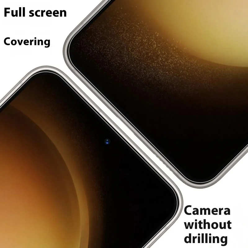 ITIETIE 2Pcs For Samsung Galaxy S23 Screen Protector 0.25mm High Aluminium-Silicon Glass Clear Film