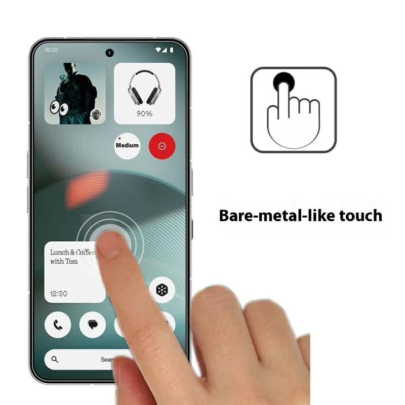 ITIETIE 2 Unidades Protector de Pantalla para Nothing phone (1) 5G, Película de Vidrio de Aluminio-Silicio Transparente de 0,25 mm