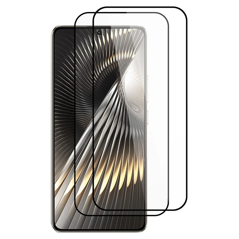 ITIETIE For Xiaomi Redmi Turbo 3 5G  /  Poco F6 5G 2PCS Tempered Glass 2.5mm High Aluminum Screen Protector Silk Printing Film