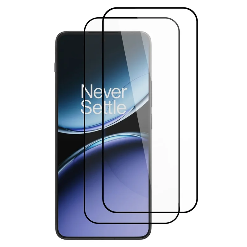 ITIETIE For OnePlus Nord 4 2PCS Tempered Glass 2.5mm High Aluminum Screen Protector Silk Printing Film