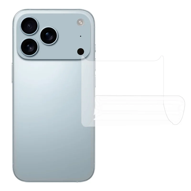 Para iPhone 17 Pro Max Película protectora de hidrogel TPU de cobertura total a prueba de arañazos para la parte posterior del teléfono