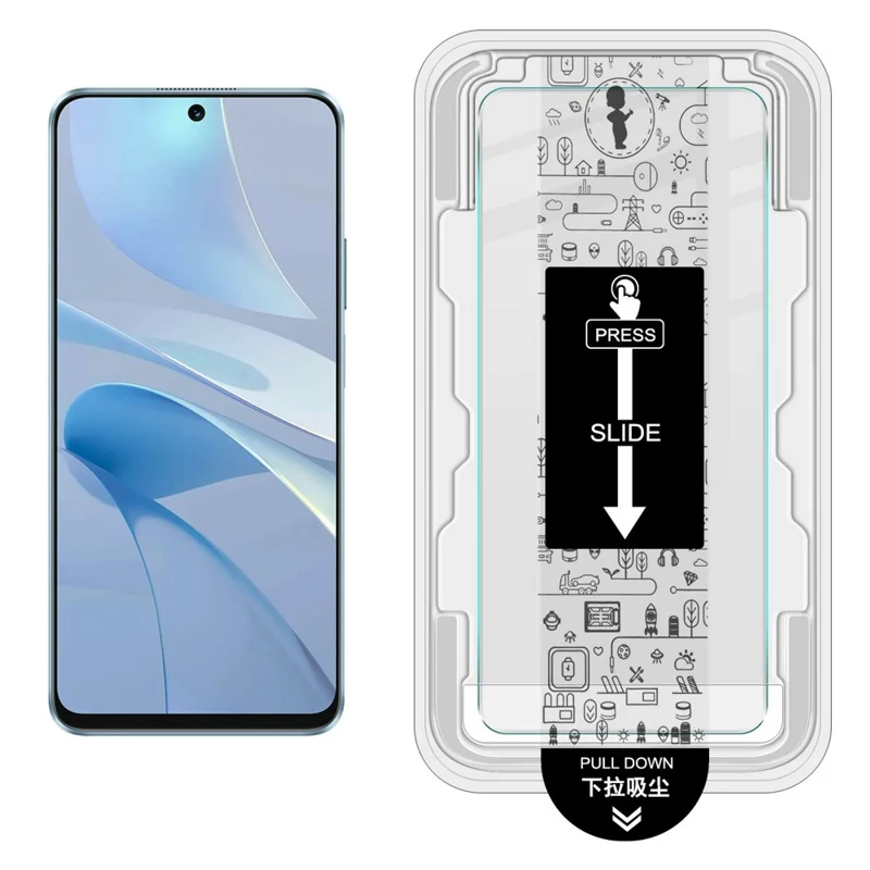 IMAK H Series For Huawei nova 13i 4G Tempered Glass Screen Protector Easy Installation Film with Auto Dust-Remove Tool Kit
