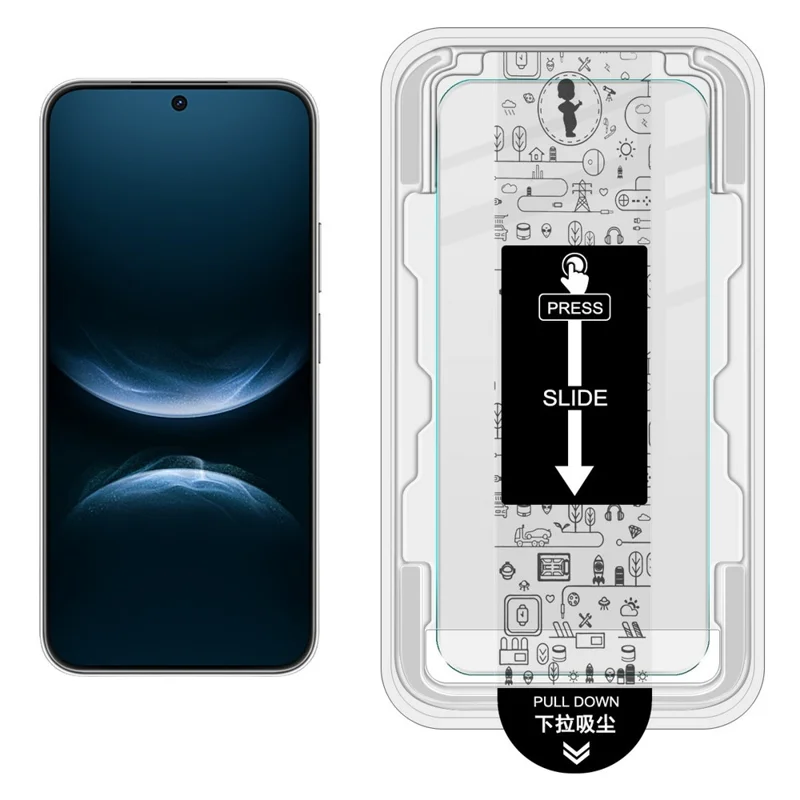 IMAK H Series For Huawei nova 14 5G Tempered Glass Screen Protector Easy Installation Film with Auto Dust-Remove Tool Kit