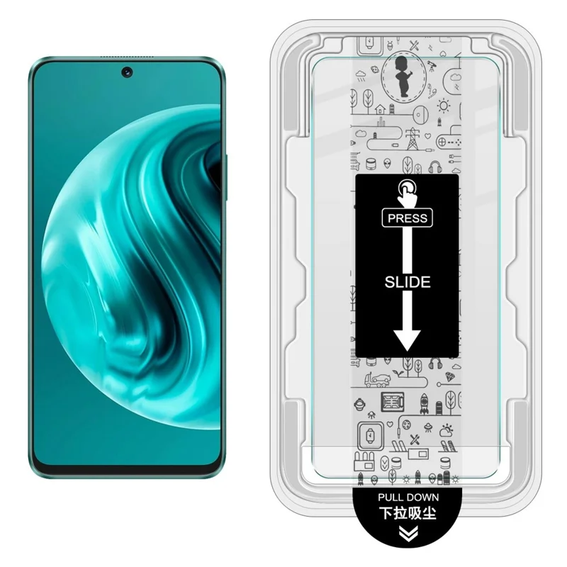 Защитное стекло IMAK H Series для Huawei nova 12i 4G / Enjoy 70 Pro, без пыли, с легкой установкой
