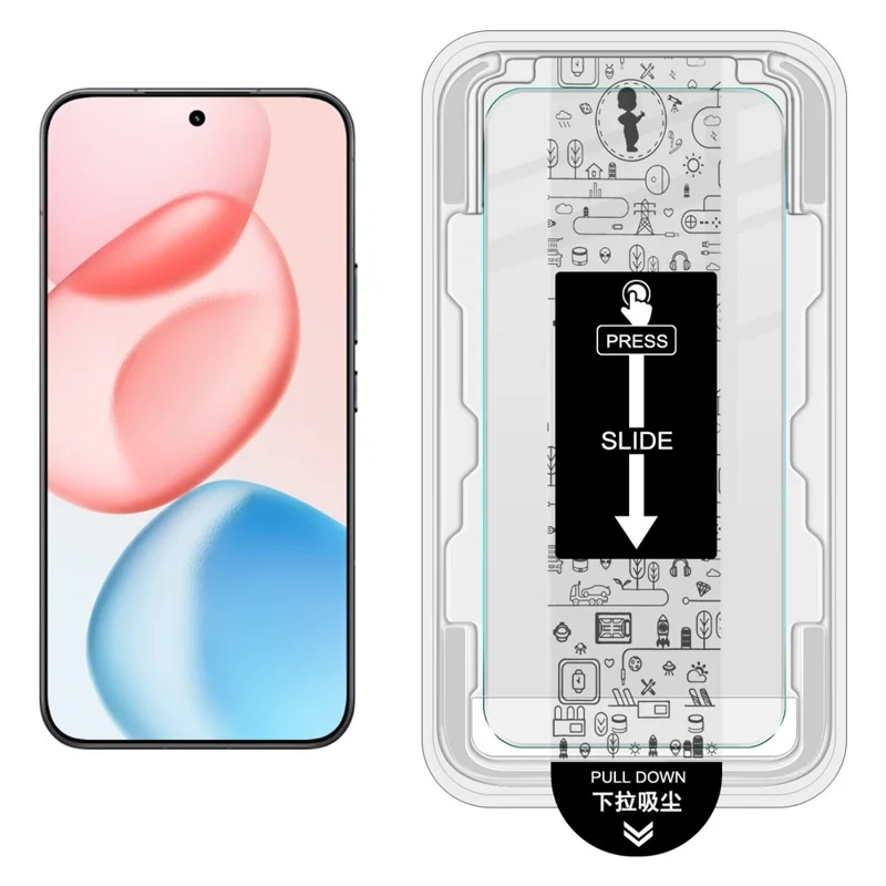 Protector de Pantalla de Vidrio Templado IMAK H Series para Honor 400 5G (Global) / 400 Pro 5G (Global) - Instalación sin Polvo (Desbloqueo con Huella Digital)