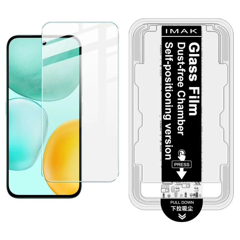 IMAK H Series For Honor X6c 4G Tempered Glass Screen Protector Easy Installation Film with Auto Dust-Remove Tool Kit
