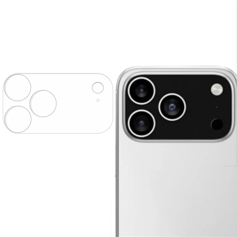 Para iPhone 17 Pro Max Protetor de Lente de Câmera Base Cristal Transparente Vidro Temperado à Prova de Explosão Tampa de Base da Lente