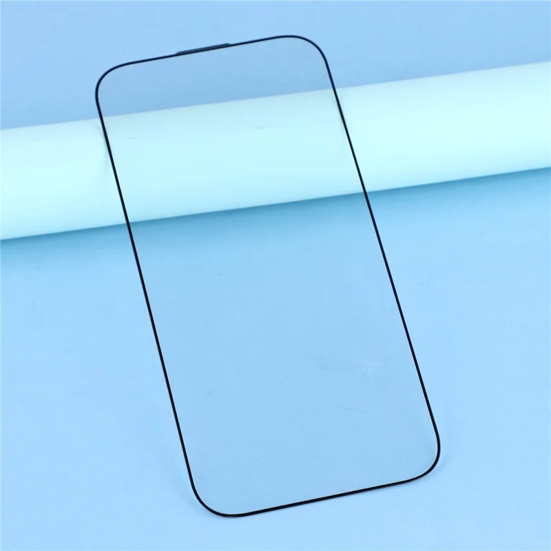 For iPhone 17 Pro Screen Protector Silk Printing AF + AR Full Adhesive Tempered Glass Film with Dust Mesh