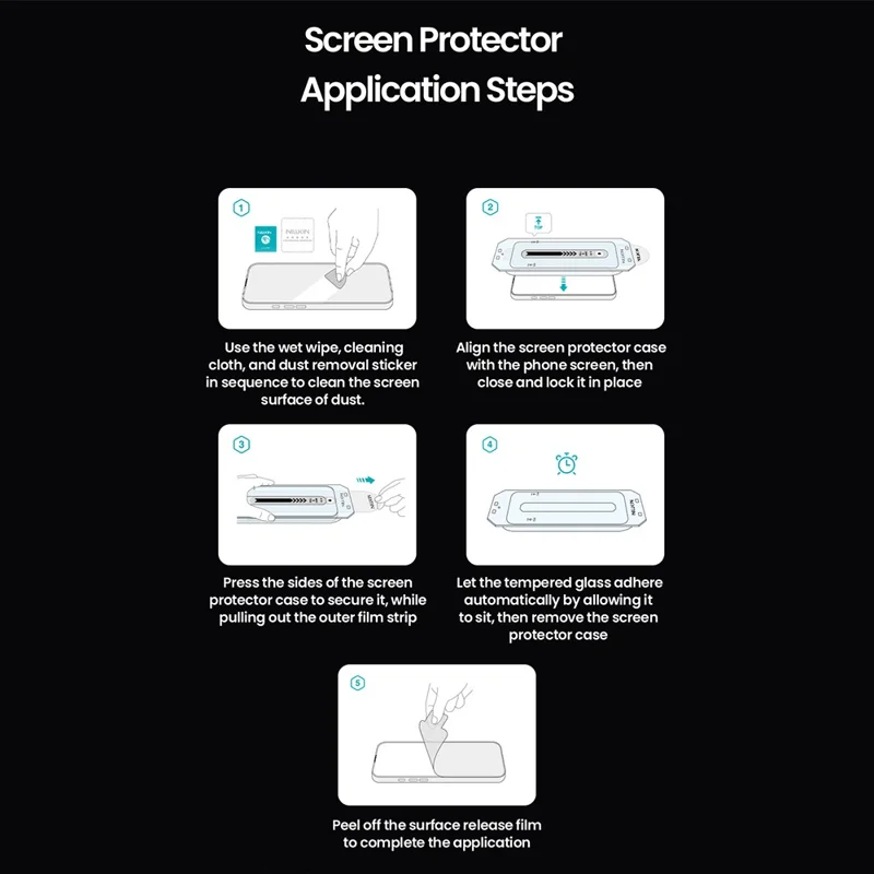 NILLKIN CP+PRO For iPhone 17 Screen Protector Ultra Clear AGC Glass Film