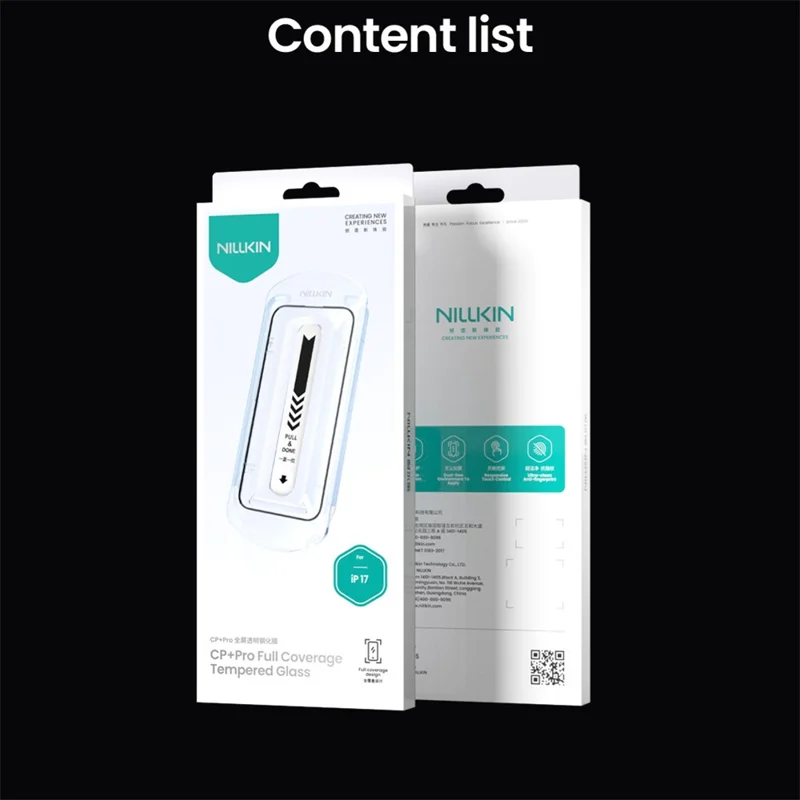 NILLKIN CP+PRO For iPhone 17 Air Screen Protector Ultra Clear AGC Glass Film